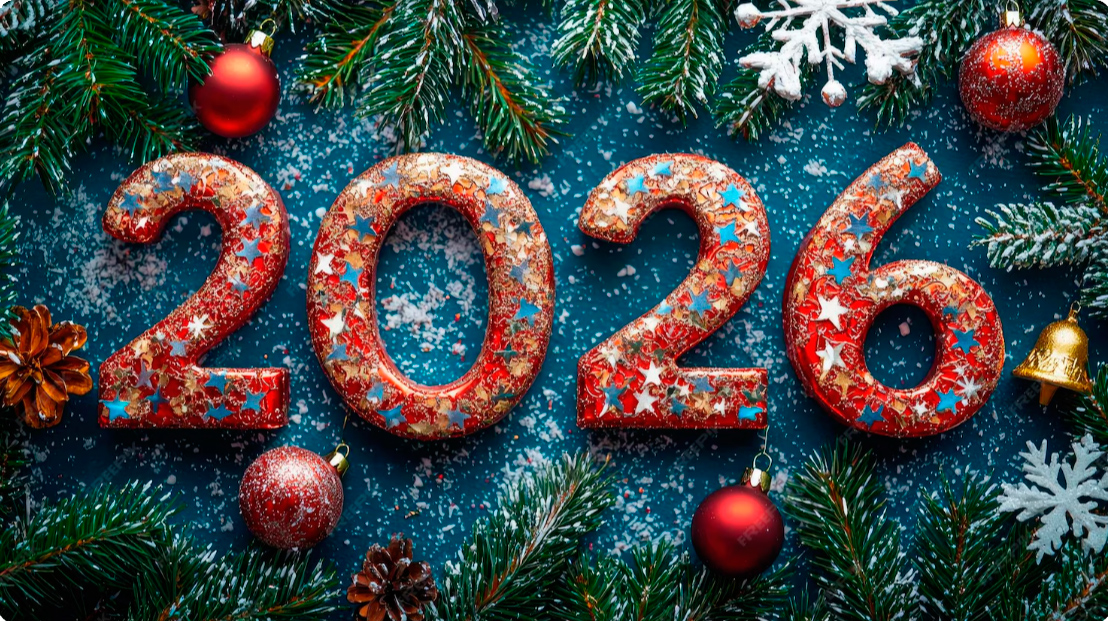 C наступающим Новым 2026 годом и Рождеством Христовым!